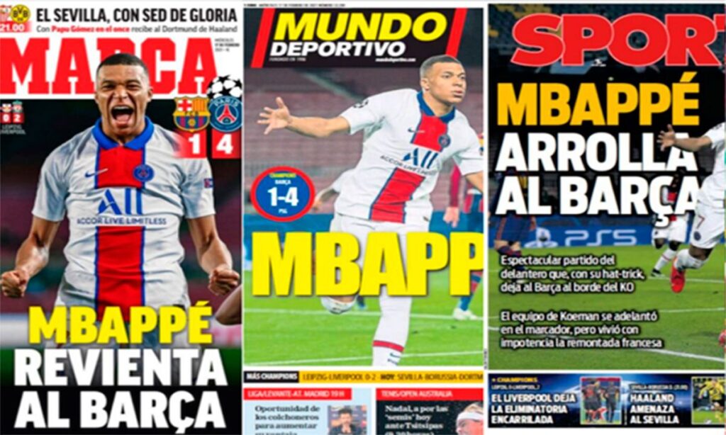 The Barça goes back to be the white of the mockeries by part of the world-wide press