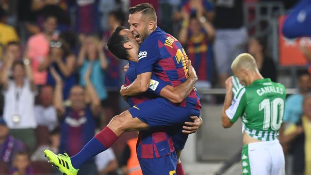 Sergio Busquets and Jordi Alba, more valid that never in the FC Barcelona