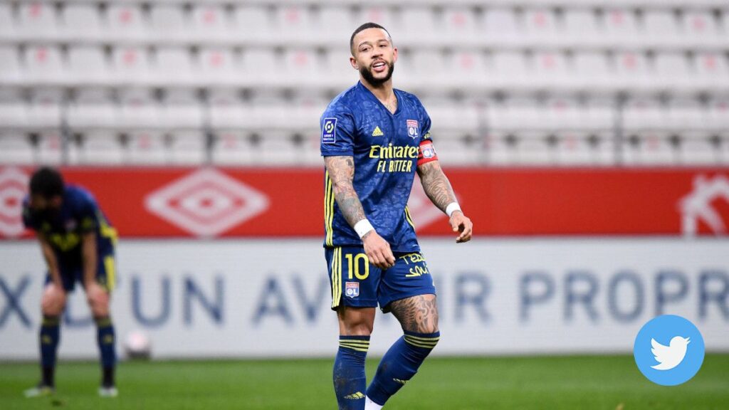 The request that did Menphis Depay by Twitter to the French Government