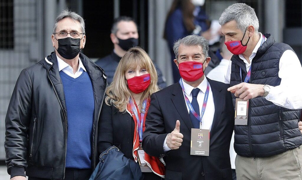 The five new directors that have gone in in the board of Laporta