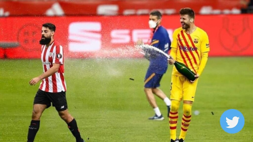 Piqué condemns the Superliga and the flame “the chiringuito of Florentino”