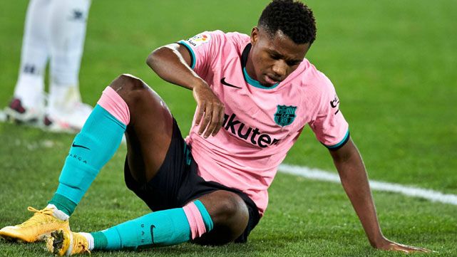 “It goes  to recover”: The first image of Ansu Fati after his fourth operation