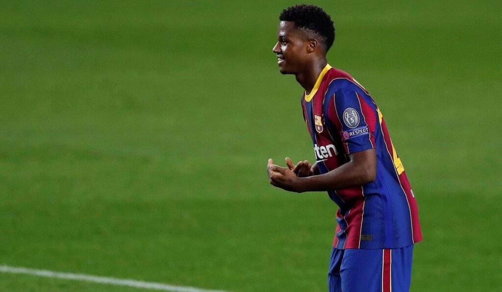 The affectionate message of Ansu to Konrad by his farewell of the Barça