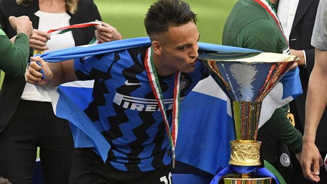 Lautaro Martínez puts nervous to the Inter and launched this wink to the Barça