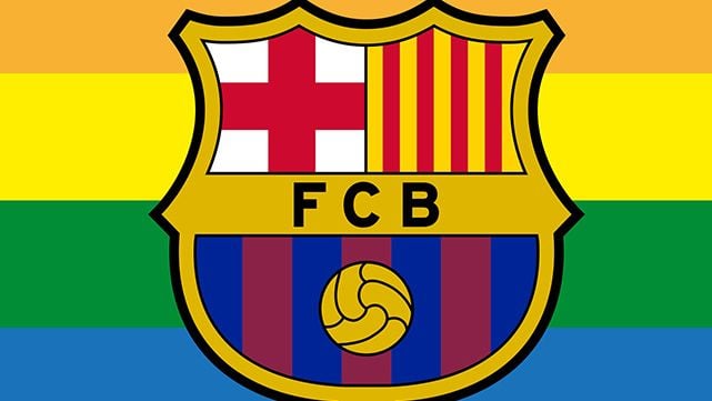 Like this the FC Barcelona refused the decision of the UEFA and added  to the fight of the community LGTBI