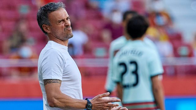 Luis Enrique after the positive of Busquets went back to happen of players of the Madrid