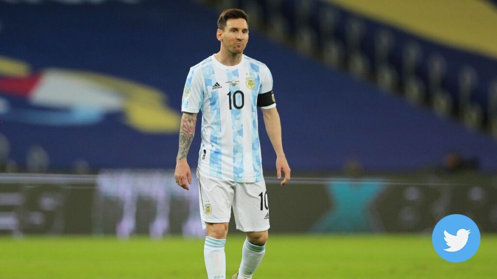 Messi detained pejorative chants to Brazil after the victory (Video)