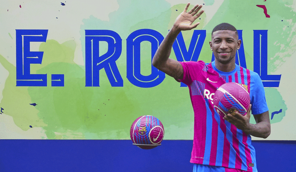 Emerson Royal has been presented officially like new player of the Barça