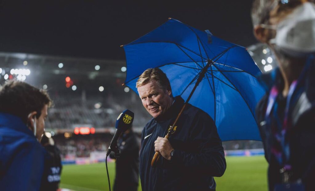 Koeman, optimistic on the recovery of Ansu Fati and Coutinho