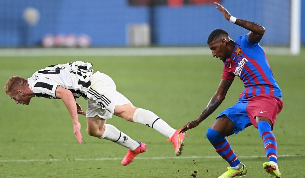 Emerson debuts like player of the Barça in the goleada in front of the Juve!