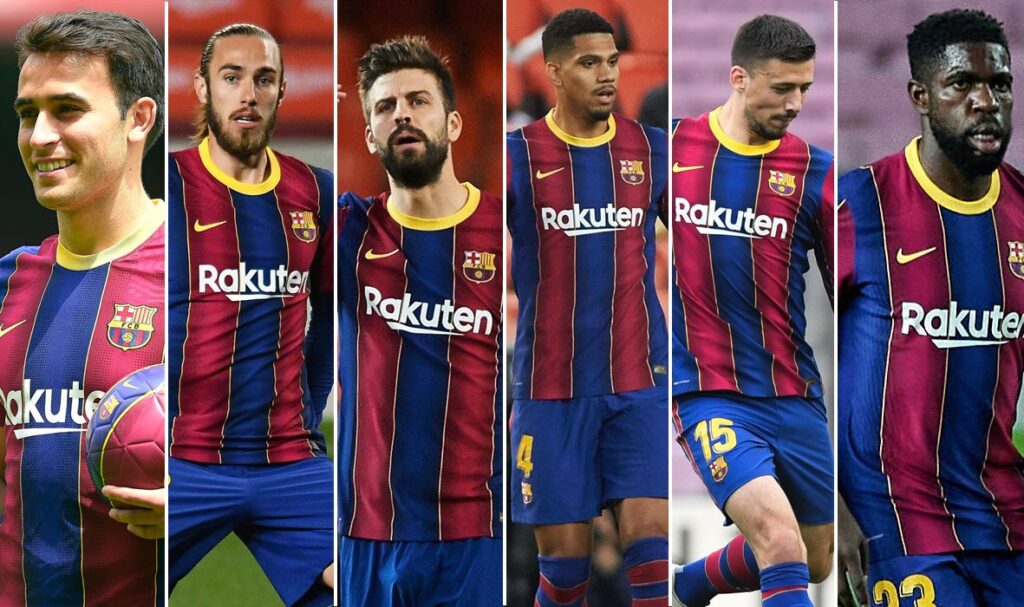 The problem with the number of defences in the staff of the Barcelona