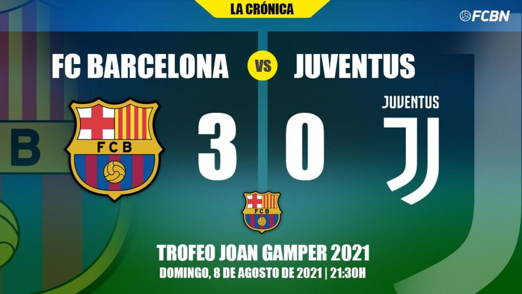 Joan Gamper is culé! A big Barça golea comfortably to the Juventus (3-0)