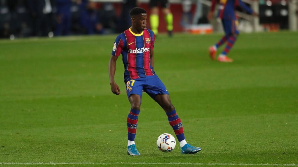 The dart of Ilaix Moriba in networks on his situation in the club