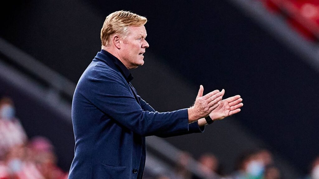 Koeman, after Barça’s draw against Athletic: “You can tell that Messi is not there”