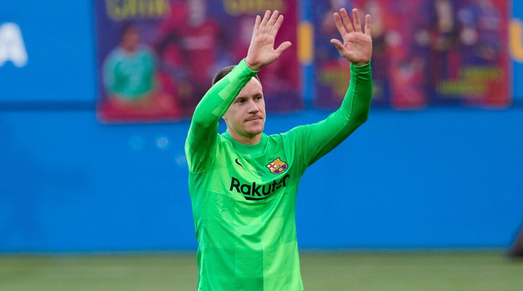 Ter Stegen is back! The German already trains with the group