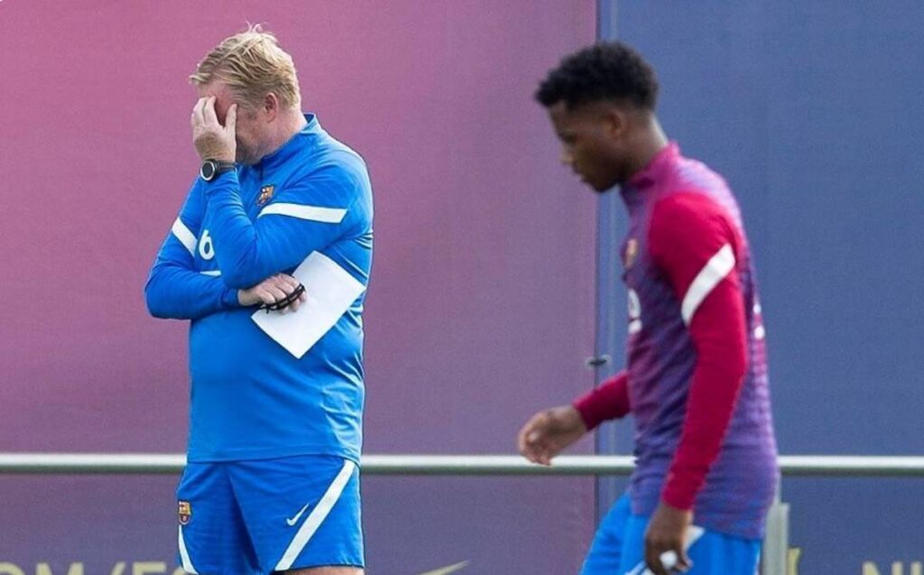 Koeman, on the problems of the Barça: “Messi has disguised it everything”