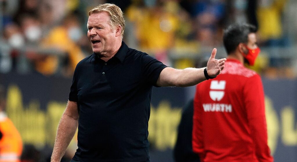 Barça will keep Koeman in his position for the moment