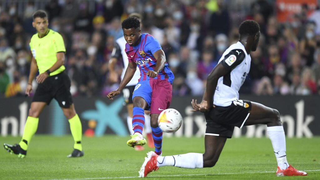 Ansu Fati! 13 minutes sufficed to take advantage of the titularity in Camp Nou