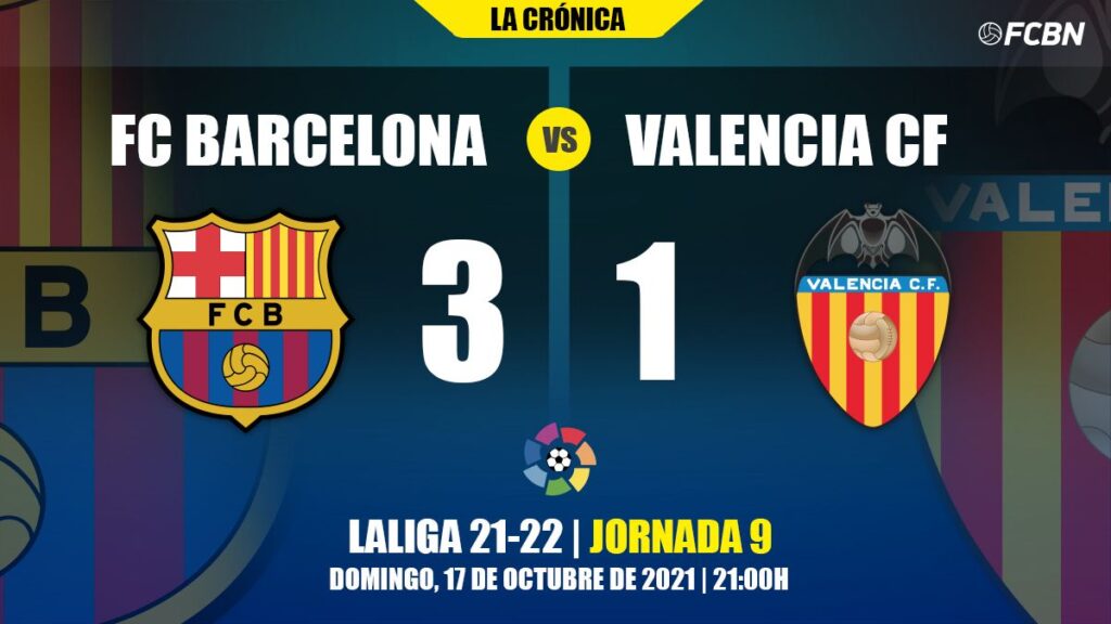 Barça regains its smile with a great win against Valencia (3-1)