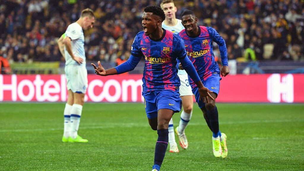 Ansu is back! The ’10’ trained this Monday with Barça