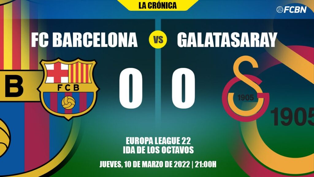 Barça ‘starred’ against Galatasaray (0-0) and will play it in Turkey