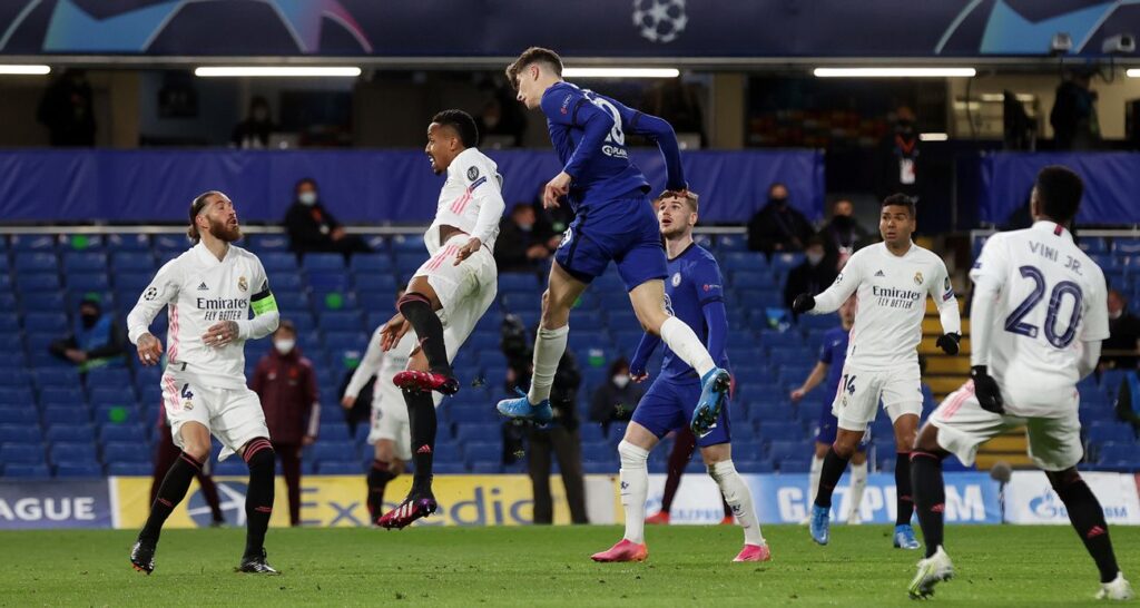 The Real Madrid will confront  to Chelsea in the quarter-finals of Champions