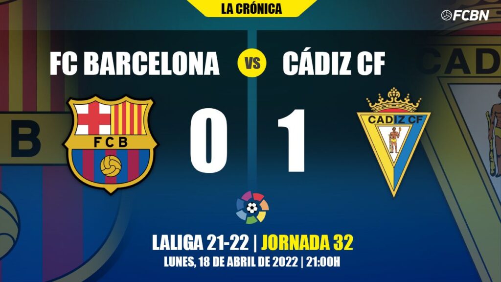 The Barça follows ‘KO’ and signs a new defeat in front of the Cádiz (0-1)