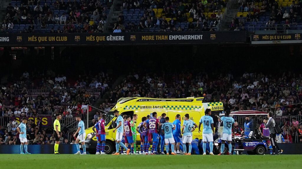 ALARM: Ronald Araújo abandoned the Barça-Celtic in stretcher