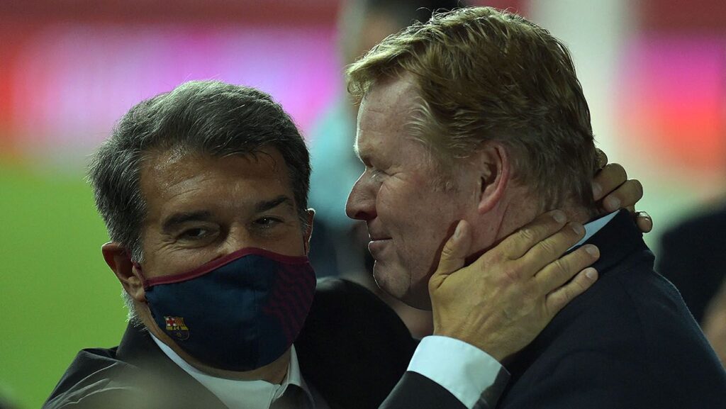 Ronald Koeman and Joan Laporta will meet again this Monday