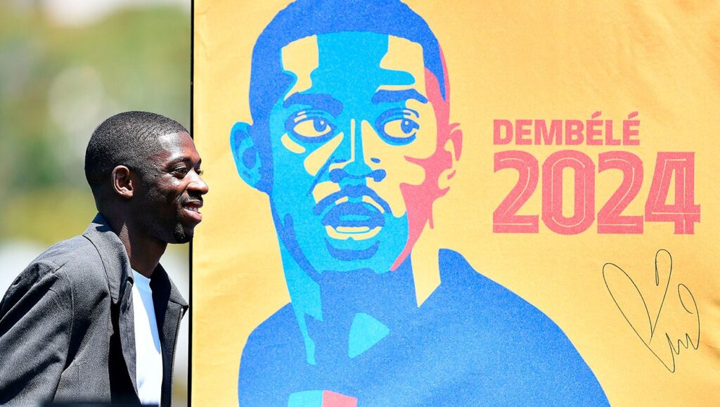 A newly promoted to the Premier League mocks Barça and the renewal of Dembélé