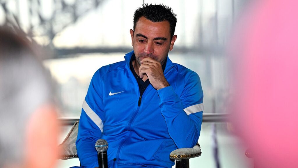 A satisfied Xavi praises Dembélé and gets ‘wet’ with Pjanic