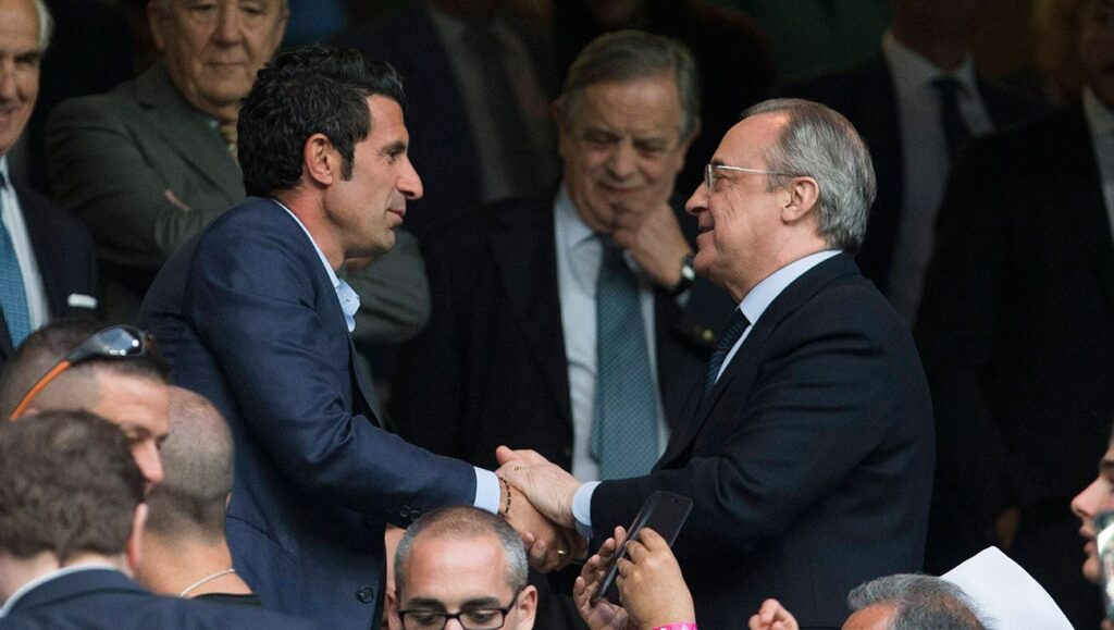 The signing of Luís Figo by Real Madrid began with a lie