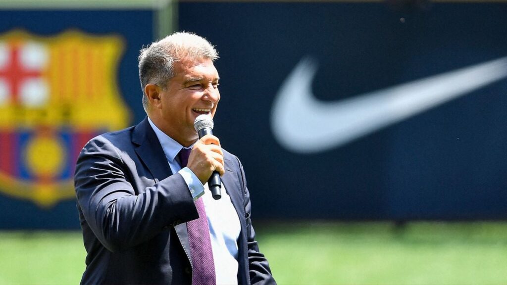 Laporta  ‘Wet’ before the decisive meeting in front of the Inter