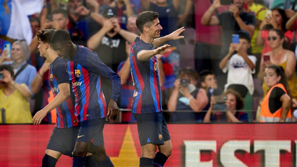 Lewangol! Great goal and genius assists on his debut at the Camp Nou