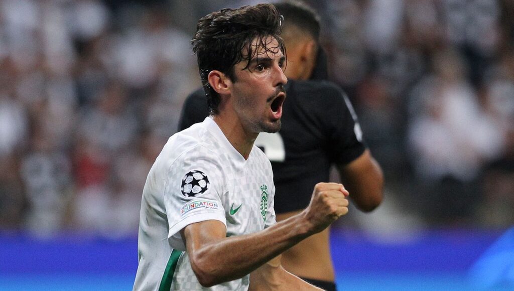 Trincao ‘wet’ in Sporting’s overwhelming victory against Eintracht
