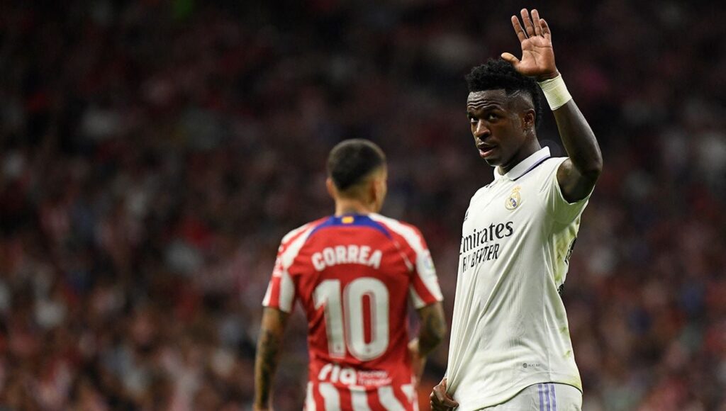 Provocations continue: Vinicius laughs at Atletico on Twitter