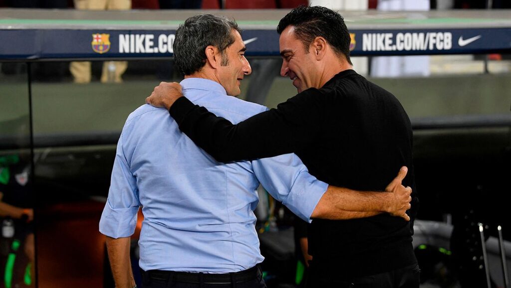 Valverde puts Xavi through the roof and accepts his defeat