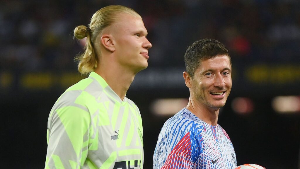 This is the Golden Boot: Lewandowski is still third behind Haaland and Pellegrino