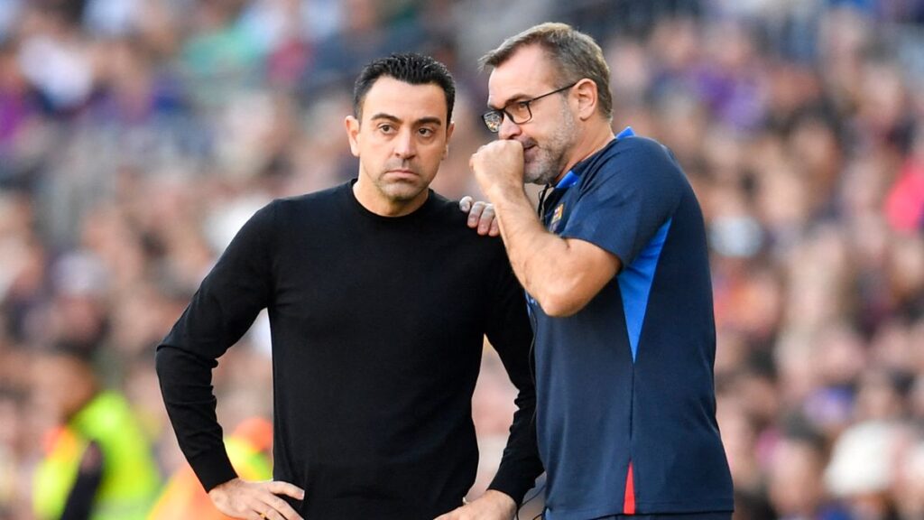 Xavi charges against the Barça players for the “unacceptable” 1st half against Almería