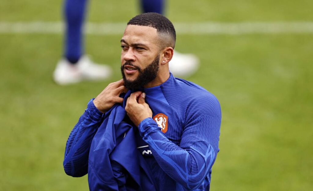 Memphis Depay is already training with Atletico Madrid!