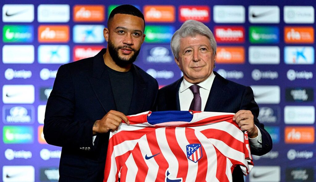 Memphis Depay could debut with Atlético this Saturday