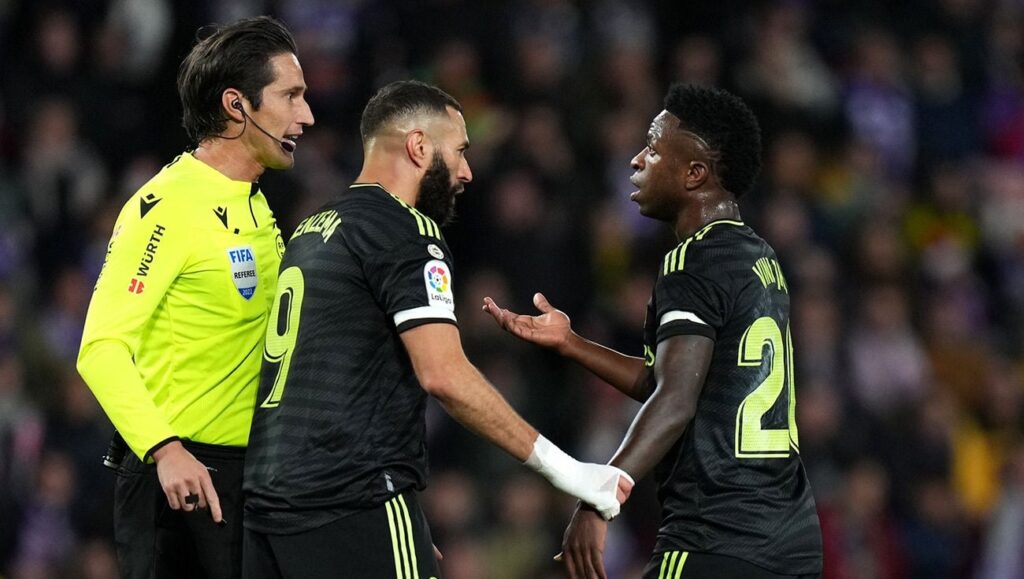 The double standard of the referees with Vinicius with respect to the rest