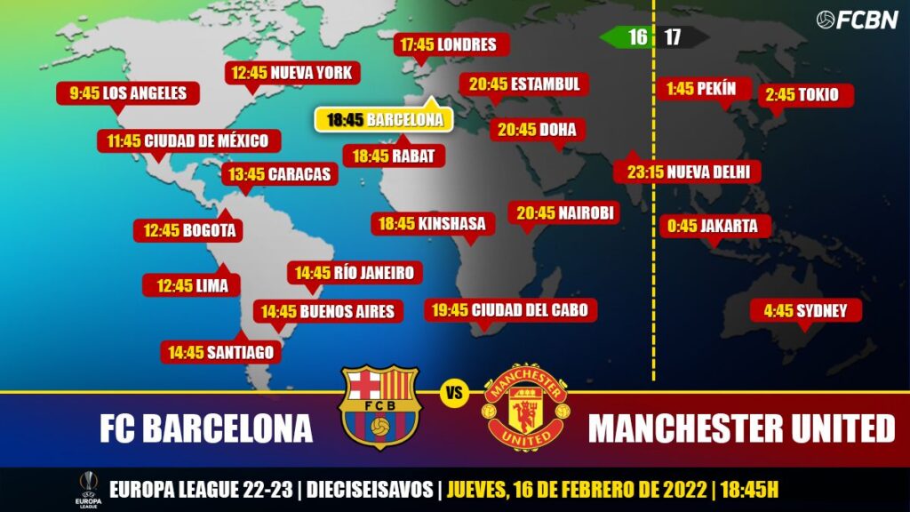 FC Barcelona-Man. United on TV: When and where to watch the Europa League match