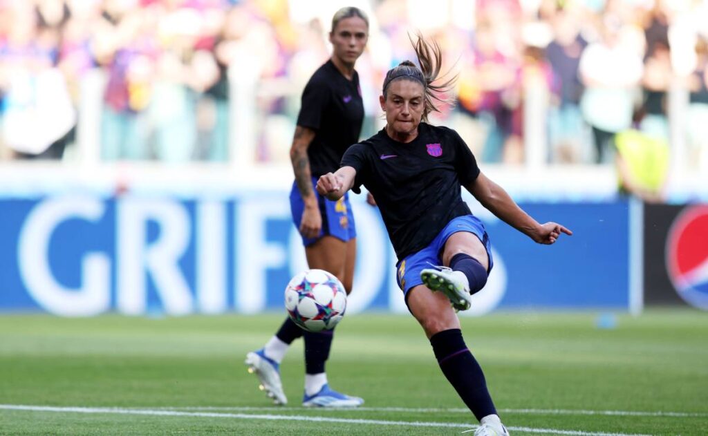 The recovery of Alexia Putellas advances and she is already training with the group