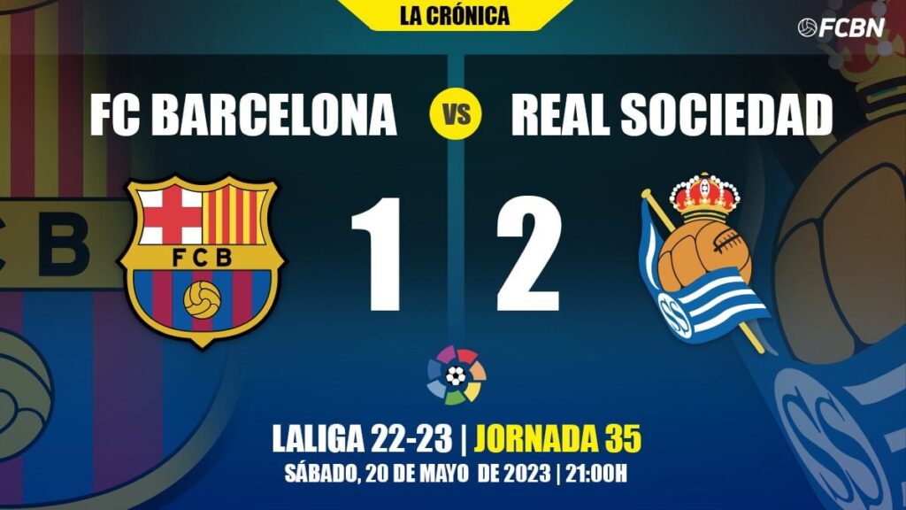 Barça ‘falls asleep’ against Real Sociedad and celebrates LaLiga losing (1-2)