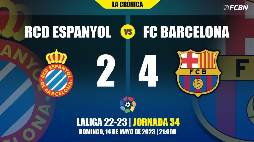 CHAMPIONS! Dance from Barça to Espanyol (1-4) to lift their 27th League title