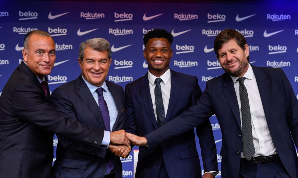 Atlético de Madrid has already asked about the signing of Ansu Fati