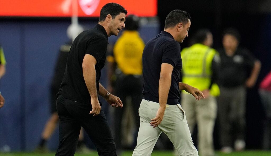 Xavi, uncomfortable with Arsenal’s intensity: “It seemed more like a Champions League match”