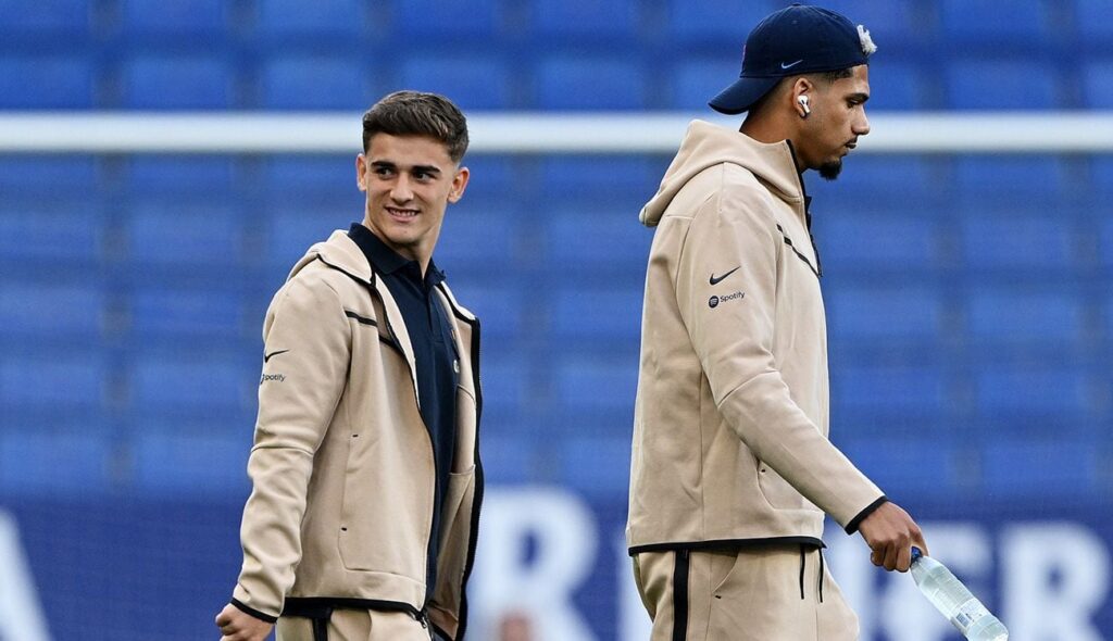 Gavi surprised his teammates in Barça’s last training session
