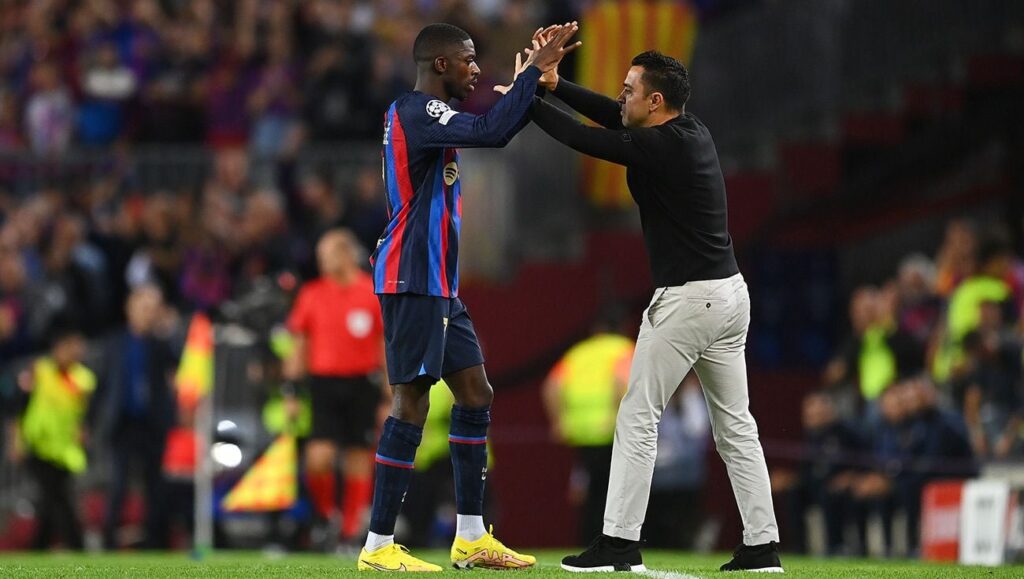 Laporta ‘wets’ on the renovations of Xavi and Dembélé with Barça